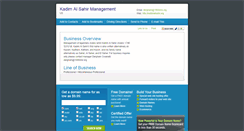Desktop Screenshot of kadimalsahir.org